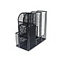 Mind Reader 10-Compartment Metal Coffee Organizer, Black (MESHCAD-BLK)~#|#~sp169019543_sc7
