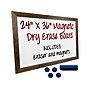 Excello Global Products Magnetic Dry-Erase Whiteboard, Rustic Wood Frame, 3' x 2' (EGP-HD-0077)~#|#~sp169025045_sc7