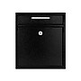 AdirOffice Steel Ultimate Locking Wall Mounted Drop Box Interoffice Mailbox, Medium, Black (631-05-BLK-PKG)~#|#~sp169025125_sc7