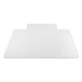 Deflect-O Carpet Chair Mat with Lip, 45" x 53'', Medium-Pile, Clear (DEFCM14232AM)~#|#~sp169516797_sc7