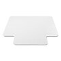 Deflect-O Carpet Chair Mat with Lip, 45" x 53'', Medium-Pile, Clear (DEFCM14232AM)~#|#~sp169516798_sc7