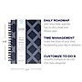 Kahootie Co Daily Planner For Your Busy Days, 6" x 9", Navy Diamonds (ITKDND)~#|#~sp169703184_sc7