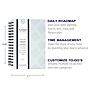 Kahootie Co. Daily Planner For Your Busy Days  5.5"x8.5", Teal Diamonds (ITKDTD)~#|#~sp169703192_sc7