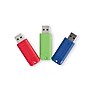 Verbatim PinStripe 128GB USB 3.2 Type-A Flash Drive, Red/Green/Blue, 3/Pack (70390)~#|#~sp169867475_sc7