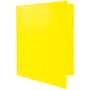 JAM Paper POP 2 Pocket Plastic Folders with Fastener, Yellow, 6/Pack (382ECYED)~#|#~sp170186364_sc7