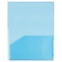 JAM Paper Light Weight Two-Pocket Plastic Presentation Folders, Blue, 6/Pack (381BLUED)~#|#~sp170186446_sc7