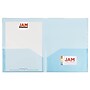 JAM Paper Light Weight Two-Pocket Plastic Presentation Folders, Blue, 6/Pack (381BLUED)~#|#~sp170186482_sc7