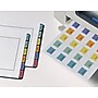 Avery Printable Self-Adhesive Plastic Tabs, 1-1/4", Assorted Colors, 96/Pack (16281)~#|#~sp170347740_sc7
