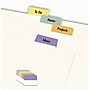 Avery Printable Self-Adhesive Plastic Tabs, 1-3/4", Assorted, 80/Pack (16283)~#|#~sp170347750_sc7