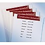 Avery Corner Lock, 3-Hole Punched Plastic Sleeves, Heavyweight, 8-1/2” x 11”, Clear, 4/Pack (72269)~#|#~sp170351449_sc7