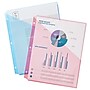 Avery Poly Binder Pocket, 3-Hole Punched, Assorted Colors, 5/Pack (75254)~#|#~sp170351765_sc7