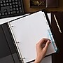 Avery Index Maker Print & Apply Label Paper Dividers for Copiers, 5 Tabs, White, 5 Sets/Pack (11421)~#|#~sp170352913_sc7