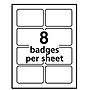 Avery EcoFriendly Adhesive Name Tags, 2-1/3" x 3-3/8", White, 80/Pack (48395)~#|#~sp170483400_sc7
