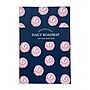 Kahootie Co Daily Planner For Your Busy Days, 6" x 9", Navy Pink Polka Dots (ITKDNPPD)~#|#~sp170743630_sc7