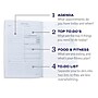 Kahootie Co Daily Planner For Your Busy Days, 6" x 9", Navy Pink Polka Dots (ITKDNPPD)~#|#~sp170743631_sc7
