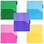 JAM Paper® Plastic Index Tab Dividers with Double Pockets, 5-Tab, 9 3/4 x 11 1/2, Multicolor (375032920)~#|#~sp170857094_sc7