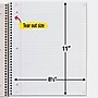 Five Star 5-Subject Subject Notebooks, 8.5" x 11", College Ruled, 200 Sheets (06112/06208)~#|#~sp171348752_sc7
