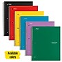 Five Star 5-Subject Subject Notebooks, 8" x 10.5", Wide Ruled, 200 Sheets, Each (51016)~#|#~sp171348791_sc7