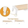 Bostitch Adjustable Monitor Stand with Wireless Charging Pad, Light Wood/White (STND-2408WH)~#|#~sp171560320_sc7