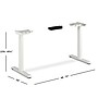 HON Coordinate 27"-46"H Height-Adjustable Base, Designer White (HHATB2S2LT.PJW.X.MEM)~#|#~sp171641496_sc7