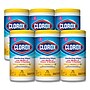 Clorox Disinfecting Wipes, Crisp Lemon, 75/Canister, 6 Canisters/Carton~#|#~sp172007629_sc7