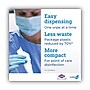 Clorox Healthcare VersaSure Disinfecting Wipes, 1-Ply, 6.75" x 8", White, 85/Canister, 6 Canisters/Carton~#|#~sp172007868_sc7
