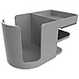 Deflect-O Standing Desk Plastic Cup Holder Organizer, Gray (400000)~#|#~sp173204899_sc7