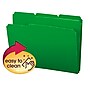 Smead Poly File Folder, 1/3-Cut- Tab Letter Size, Green, 24 per Bx (10502)~#|#~sp173280419_sc7