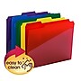 Smead Poly File Folder with Slash Pocket, 1/3-Cut Tab, Letter Size, Assorted Colors, 30/Box  (10540)~#|#~sp173280456_sc7