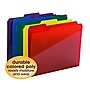 Smead Poly File Folder with Slash Pocket, 1/3-Cut Tab, Letter Size, Assorted Colors, 30/Box  (10540)~#|#~sp173280457_sc7