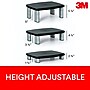 3M Adjustable Monitor Stand, Holds up to 80 lbs. (MS80B)~#|#~sp173282418_sc7