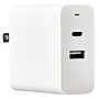 RCA Dual-Port USB-C and USB-A Wall Charger, White, (PCH30ACPDA)~#|#~sp173964703_sc7