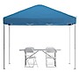 Flash Furniture Portable Tailgate/Event Tent Set, Blue, 6 Piece (JJ10183Z4LE3BW)~#|#~sp175477062_sc7