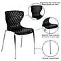 Flash Furniture Lowell Metal Stack Chair, Black (LF707CBLK)~#|#~sp175477438_sc7