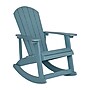 Flash Furniture Savannah All-Weather Poly Resin Wood Adirondack Rocking Chair, Sea Foam (JJC14705SFM)~#|#~sp175483452_sc7