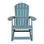 Flash Furniture Savannah All-Weather Poly Resin Wood Adirondack Rocking Chair, Sea Foam (JJC14705SFM)~#|#~sp175483467_sc7