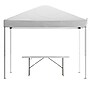 Flash Furniture Outdoor Bundle, Tailgate Tent Set, 2 Piece (JJGZ10183ZWH)~#|#~sp175489051_sc7