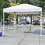 Flash Furniture Outdoor Bundle, Tailgate Tent Set, 2 Piece (JJGZ10183ZWH)~#|#~sp175489053_sc7