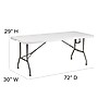 Flash Furniture Portable Tailgate/Event Tent Set, White, 6 Piece (JJ10P183Z4LE3WW)~#|#~sp175510537_sc7