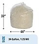 AbilityOne National Industries Plastic Bag, Heavy-Duty, 34 Gallon, Clear, 32" x 44", 125/Box~#|#~sp176152767_sc7