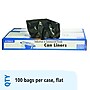 AbilityOne Envision TRC 55-60 Gallon Industrial Trash Bag, 38" x 60", Low Density, 1.5 mil, Black Brown, 100 Bags/Box (TRC3860)~#|#~sp176152921_sc7