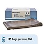 AbilityOne 33 Gallon Industrial Trash Bag, 33" x 39", Low Density, 1.22 mil, Dark Brown, 125 Bags/Box (8105011839769)~#|#~sp176152959_sc7