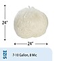 AbilityOne 7-10 Gallon Industrial Trash Bag, 24" x 24", High Density, 8 mic, Natural, 1000 Bags/Box (8105015171363)~#|#~sp176152969_sc7