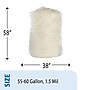 AbilityOne Envision LLDPE 55-60 Gallon Industrial Trash Bag, 38" x 58", Low Density, 1.5 mil, Clear, 100 Bags/BX (8105015171373)~#|#~sp176153061_sc7