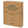 Stout EcoSafe-6400 64 Gallon Compostable Industrial Trash Bag, 48" x 60", Low Density, 0.85 mil, Green, 30 Bags/Box~#|#~sp176153249_sc7