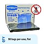 Stout Insect Repellent 30 Gallon Industrial Trash Bag, 40" x 33", Low Density, 2 mil, Black, 90 Bags/Box (STOP3340K20)~#|#~sp176153310_sc7