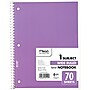 Mead 1-Subject Notebooks, 8" x 10.5", Wide Ruled, 70 Sheets, Each (05510)~#|#~sp176336726_sc7