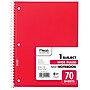Mead 1-Subject Notebooks, 8" x 10.5", Wide Ruled, 70 Sheets, Each (05510)~#|#~sp176336727_sc7