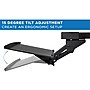 Mount-It! Under Desk Computer Keyboard and Mouse Tray, Black (MI-7135)~#|#~sp17662780_sc7