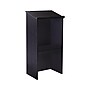 AdirOffice 46"H Floor Standing Lectern with Adjustable Shelf, Black (661-01-BLK)~#|#~sp17708488_sc7